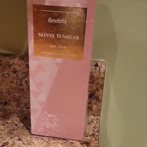 Onebttl Pink Skinny Tumbler